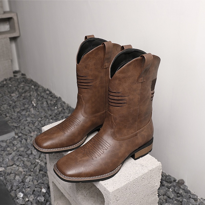 Sepatu Bot Koboi Pria Model Ba - Men'S Ethnic & Formal Designer Wear Studio S ulasan dan harga