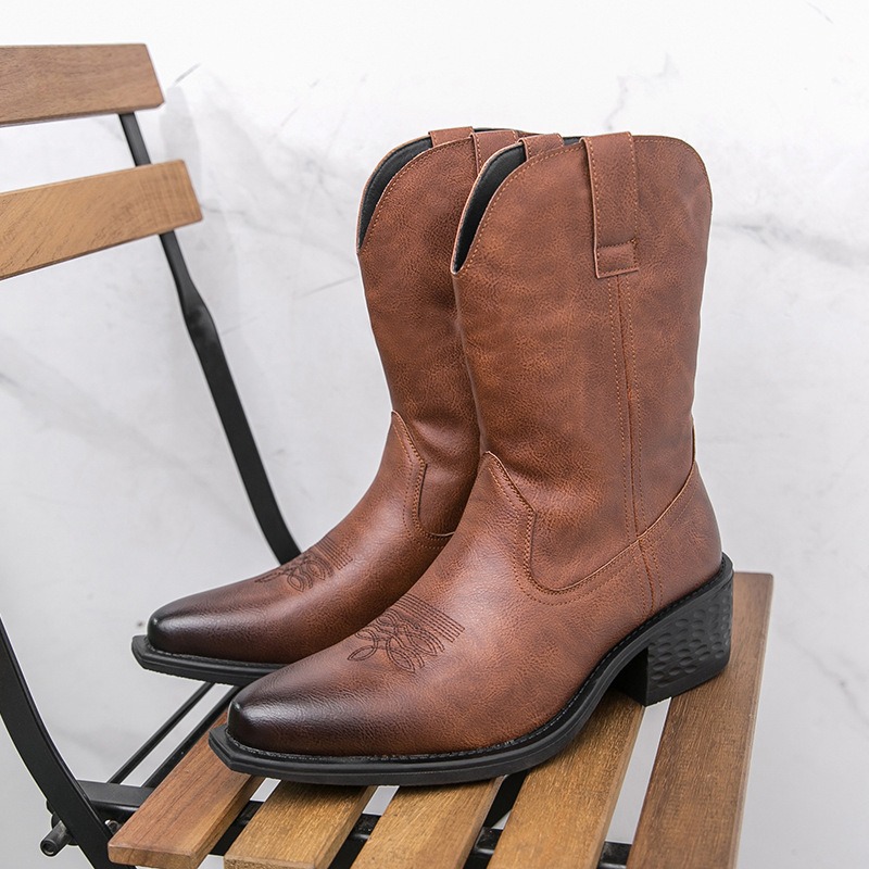 Sepatu Bot Pria Bordir Klasik  - Men'S Ethnic & Formal Designer Wear Studio S ulasan dan harga
