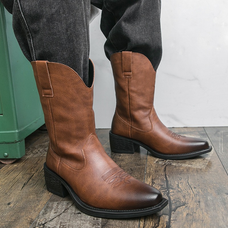 Sepatu Bot Pria Bordir Klasik  - Men'S Ethnic & Formal Designer Wear Studio S ulasan dan harga