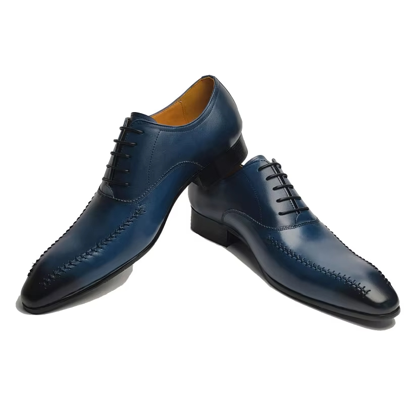 Sepatu Kulit Asli Pria Mewah B - Men Formal Wear Fashion ulasan dan harga