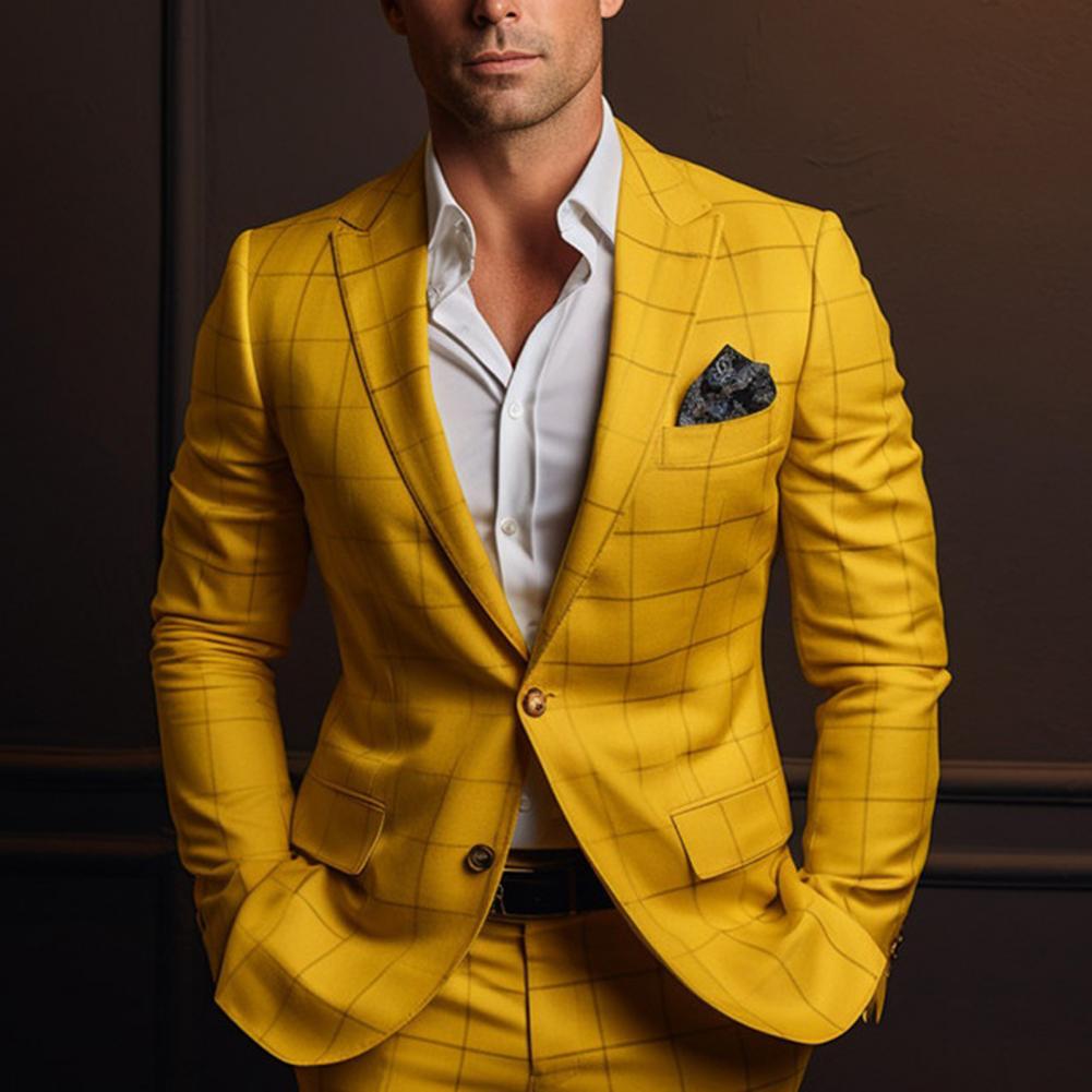 Jas Pria Formal Gaya Bisnis Sl - Men Formal Wear Outfits ulasan dan harga