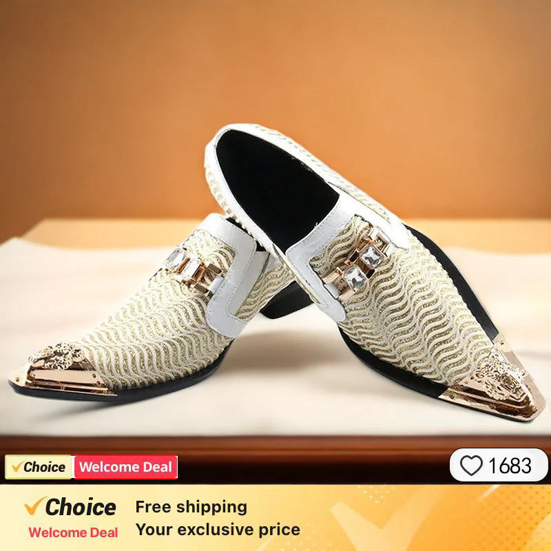 Sepatu Kulit Pria Model Spring - Men'S Formal Party Wear Shoes ulasan dan harga