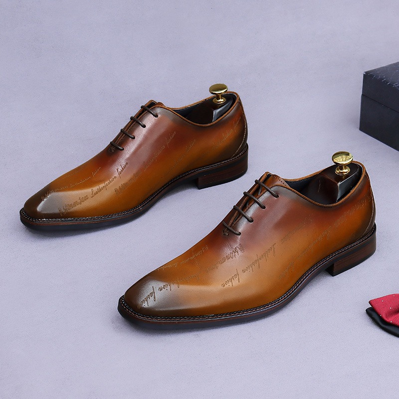 Sepatu Oxford Kulit Asli Pria  - High End Men'S Formal Wear ulasan dan harga