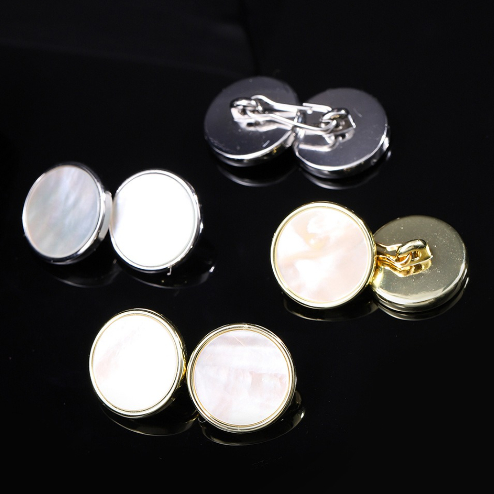 2 Buah Kancing Manset Pria Can - High End Men'S Formal Wear ulasan dan harga