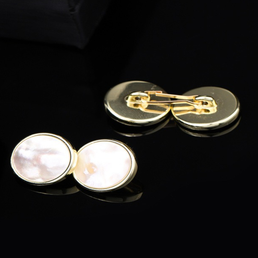 2 Buah Kancing Manset Pria Can - High End Men'S Formal Wear ulasan dan harga